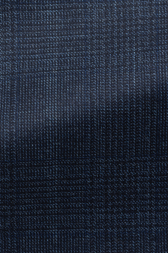 Синий костюм в клетку “Гленчек”