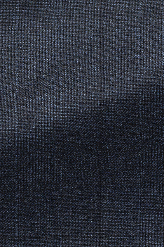 Темно-синий костюм в клетку “Гленчек”