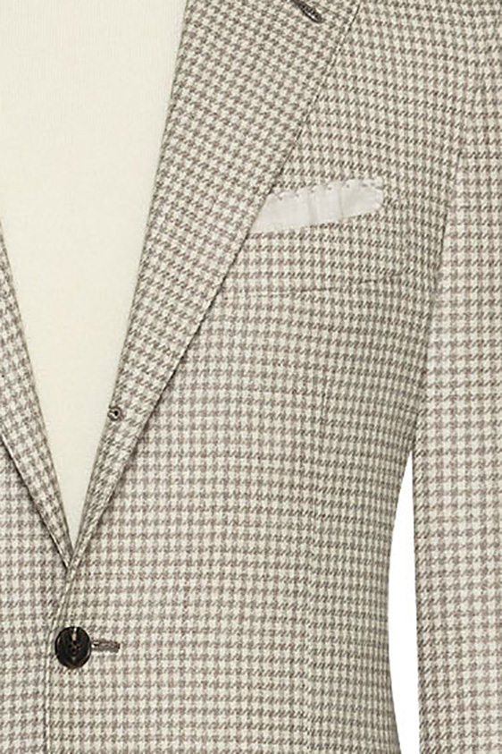 Бежевый пиджак из шерсти