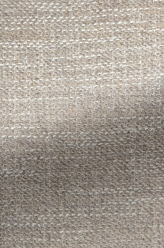 Бежевый пиджак из шерсти, шелка и хлопка