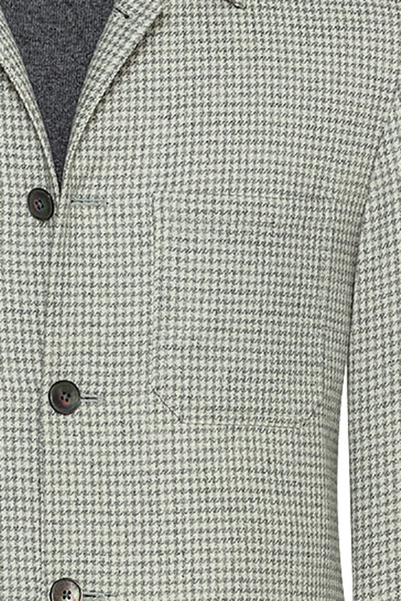 Светло-серый пиджак из шерсти и кашемира