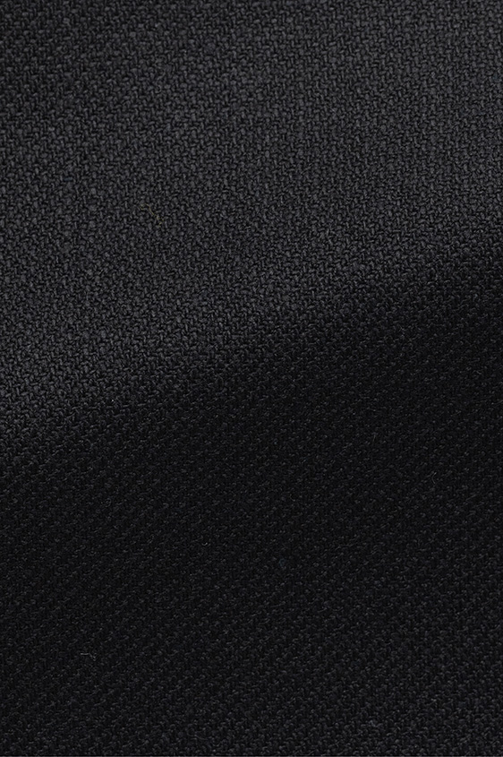 Черный пиджак из шелка и шерсти