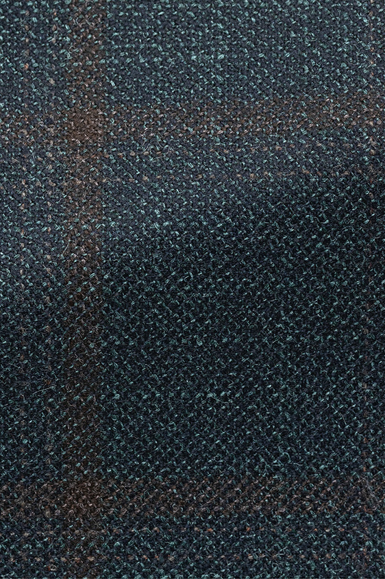 Темно-зеленый пиджак в крупную клетку