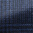 Синий пиджак из шерсти с шелком в клетку “Гленчек”