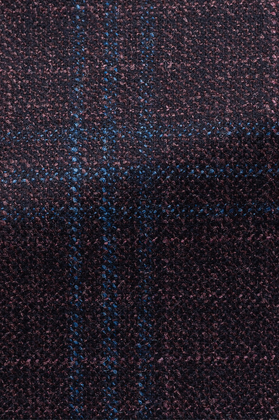 Фиолетовый пиджак в клетку