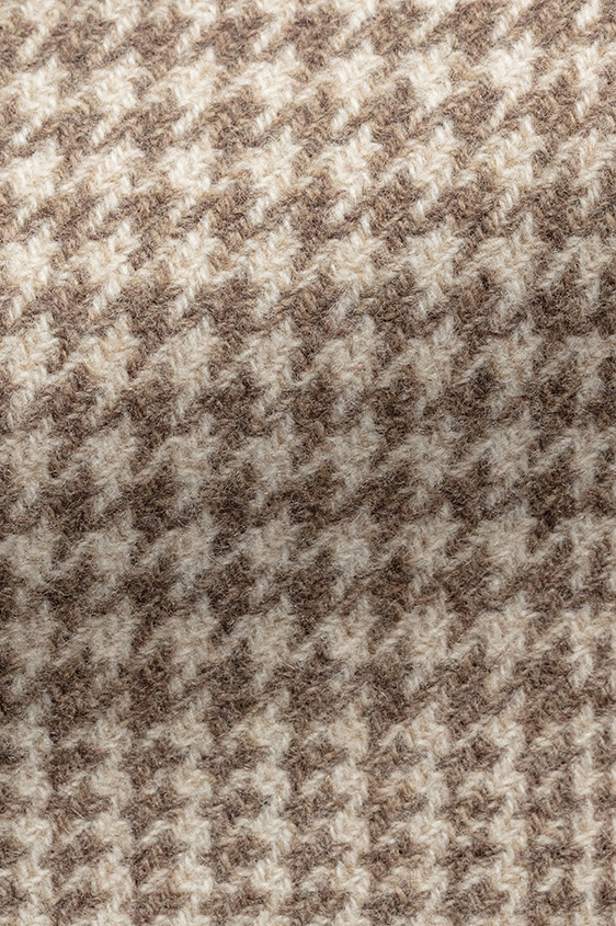 Бежевое пальто в клетку “Гленчек”