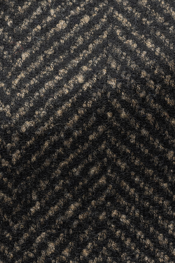 Темно-коричневое пальто из шерсти альпака